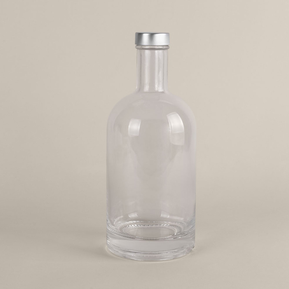 Bouteille à liqueur promotionnelle 750ml LIQUEUR Argent mat
